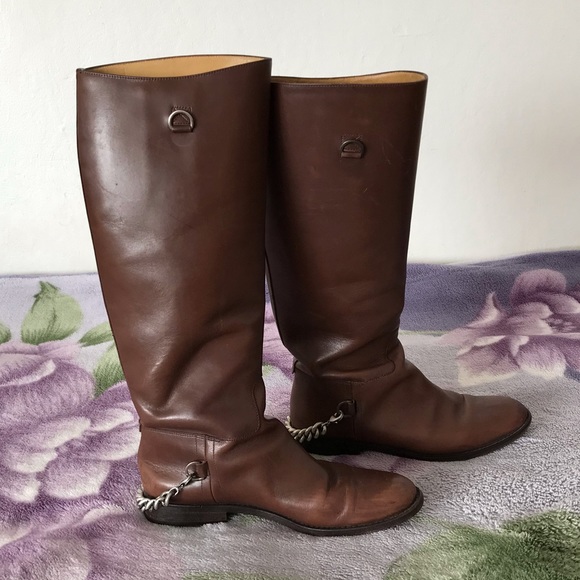Hugo Boss Women’s Leather Riding Boots - Picture 3 of 11
